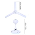 thumbnail image 5 of 35Inches Mini Ceiling Fan Travel Tent Fan 12V 20W Quiet Operation 5.5x2.1mm, 5 of 8