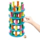 thumbnail image 3 of Juguete de Bloque de Construcción de Torre 7 Capas para Desarrollo de Habilidad de Niños Niñas CUTICAT Bloques de apilamiento de madera juguete, 3 of 8