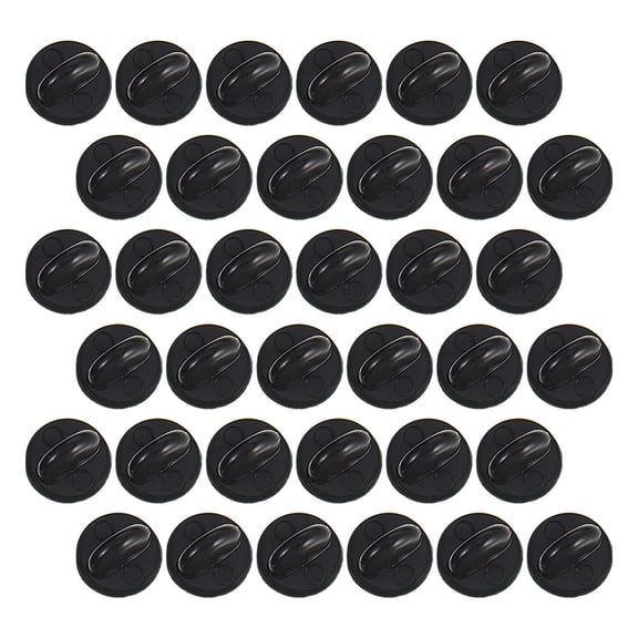 OUNONA 300Pcs Rubber Butterfly Pin Backs Locking Mechanism for Brooches, Lapel Badges, Hats, and Crafts