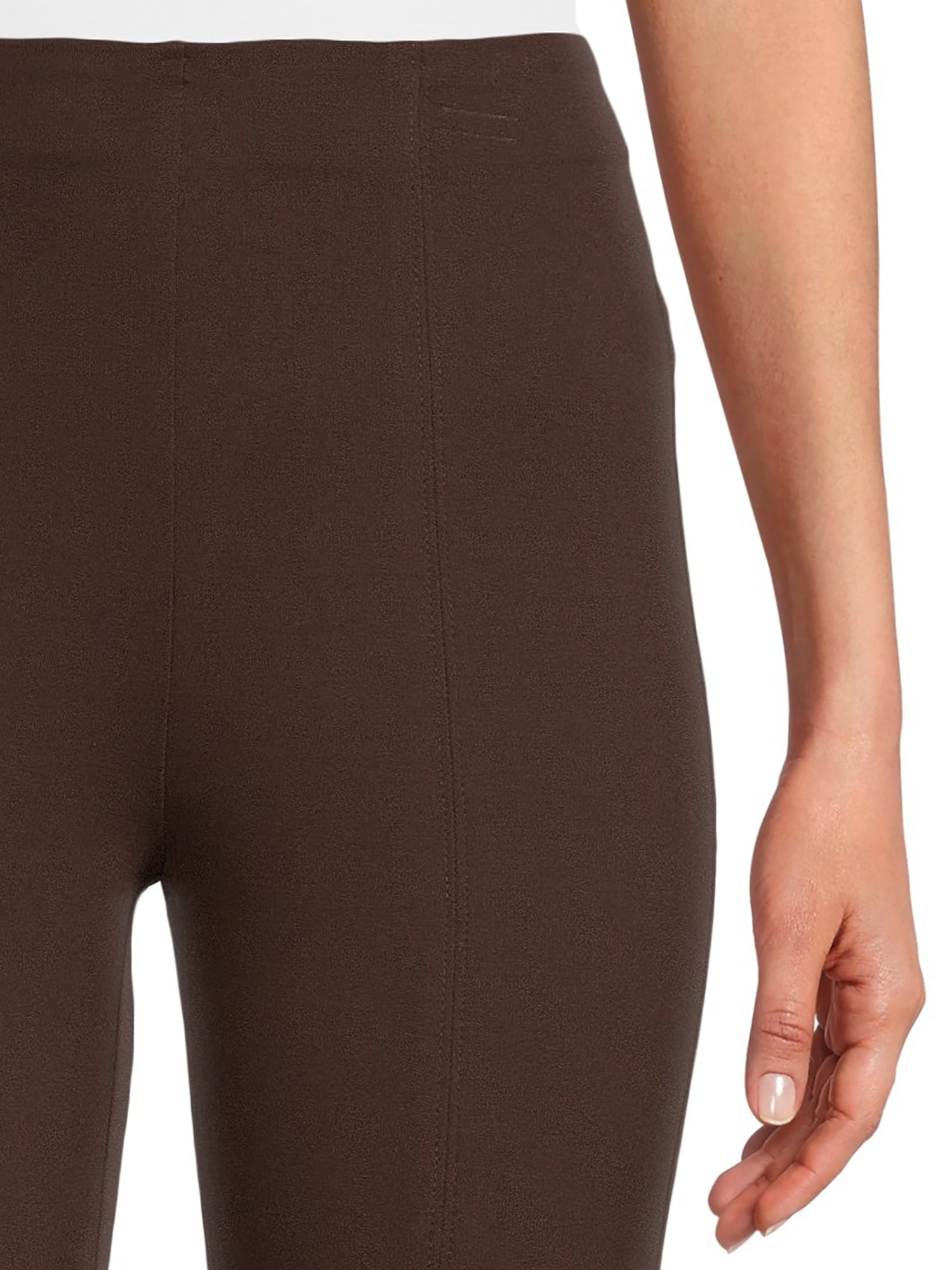 Time and Tru Women's Skinny Ponte Pants, 28” Inseam for Regular, Sizes XS-XXL