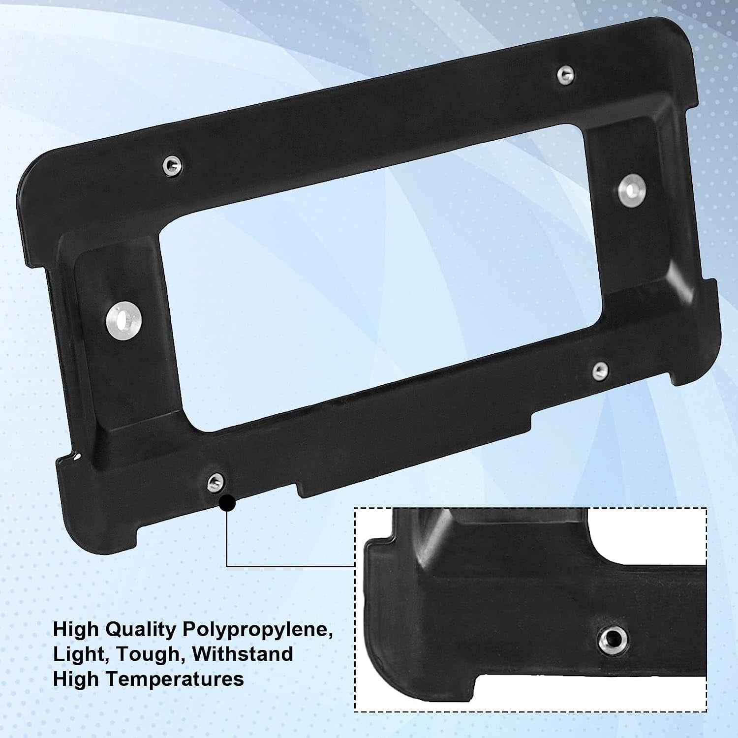 Rear License Plate Holder Bracket for BMW Mount Frame Tag Base W/ Screws Replacement for 51187160607 51188238061 68199 8238061 511882380615