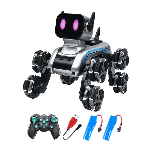 Perro robot de juguete RC inteligente Perros robóticos Juguetes robóticos Perro eléctrico Juguete RC Juguete remoto Doble poder