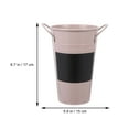 thumbnail image 2 of OUNONA  Tin Bucket Flower Pot Oversized Vintage Decor Square Building Purple, 2 of 8