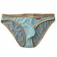 thumbnail image 3 of Men's Underwear Modern Low Rise Drawstring Triangle Briefs for Everyday Casual Wear Breathable Mesh Detail Comfortable Fit 4-Season, 3 of 3