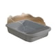 thumbnail image 2 of Caja De Arena De Plástico Para Gatos Arenero para gatos gris semicerrado con barrotes altos,diseño a prueba de salpicaduras y pala (1 pieza) Rkxzt, 2 of 8