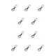 thumbnail image 3 of Diadema deportiva Qarigey Banda elástica para el sudor Violeta 10piezas, 3 of 6