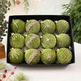 thumbnail image 6 of hulanddfd Christmas Tree Ball Ornament Set - 12Pcs Light Green Shatterproof Xmas Hanging Balls, Christmas Hanging Pendant for Tree Wreath and Wedding Holiday Party Decor 8cm/3.15", 6 of 6