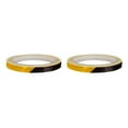 thumbnail image 3 of Transemion 8M Reflective Sticker Rim Luminous Warning Tape Motorbike Bike Frame Wheel Reflector Strip black orange 2Set, 3 of 6