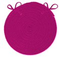 thumbnail image 1 of Colonial Mills BR70R036X036 3 ft. Boca Raton Braid Outdoor Round Rug, Magenta, 1 of 1