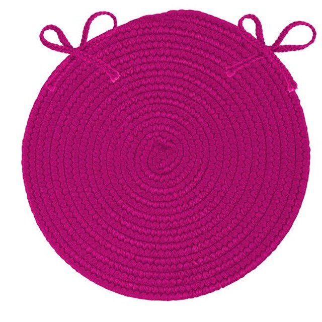 Colonial Mills BR70R036X036 3 ft. Boca Raton Braid Outdoor Round Rug, Magenta
