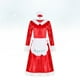 thumbnail image 3 of EeaseMX 1 conjunto de disfraz navideño vintage de moda, vestido de manga larga para mujeres y niñas (talla única)., 3 of 7