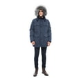 thumbnail image 3 of Rokka&Rolla Men's Parka Warm Winter Coat with Faux Fur Hood Jacket, 3 of 8