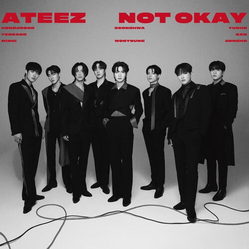 ATEEZ - NOT OKAY (Limited Edition B) CD   Photobook - K-Pop