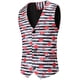 thumbnail image 5 of Chaleco de traje de día de San Valentín de moda para hombre + Pantalones de traje Traje de dos piezas Pompotops  oipoqjl22339, 5 of 9