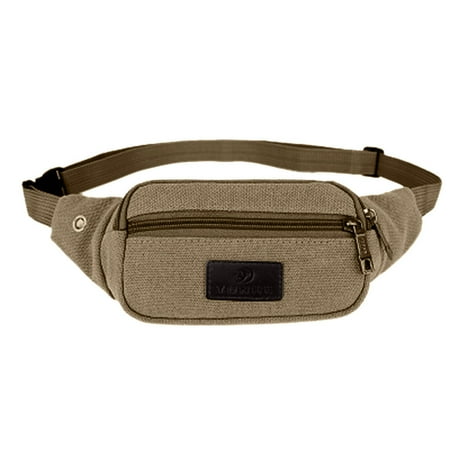 DVKOVI Cotton Leggings High Waist Pack Shoulder Unisex Bag Sports Fashion Pocket Bag Casual Messenger Outdoor 2019 Bag Khaki