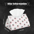 thumbnail image 5 of Xecao Umbrella Cat Print Tissue Box Cover,Modern PVC Leather Square Tissue Box Holder for Creative Decorative, 5 of 7