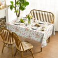 thumbnail image 2 of Easter Tablecloth 60×60 Inch, Bunny Ear Flowers Spring Washable Table Cover for Party Picnic Dinner Decor, 2 of 6