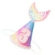 thumbnail image 3 of KAKOWELY gorro de cola de sirena con lentejuelas para cumpleaños de niños, ideal para fiestas., 3 of 5
