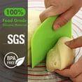 thumbnail image 3 of Clearance! Aminojy Dough Scraper Bowl Spatula & Scraper Flexible Plastic Multipurpose Kitchen Cutter Tool Food Scrappers for Bread Dough Baking Cake Fondant Icing 2Pc Bench Scraper Kitchen, 3 of 6