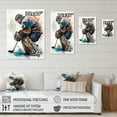 thumbnail image 4 of Designart Hockey Goalie During Game V Canvas Wall Art, 4 of 5