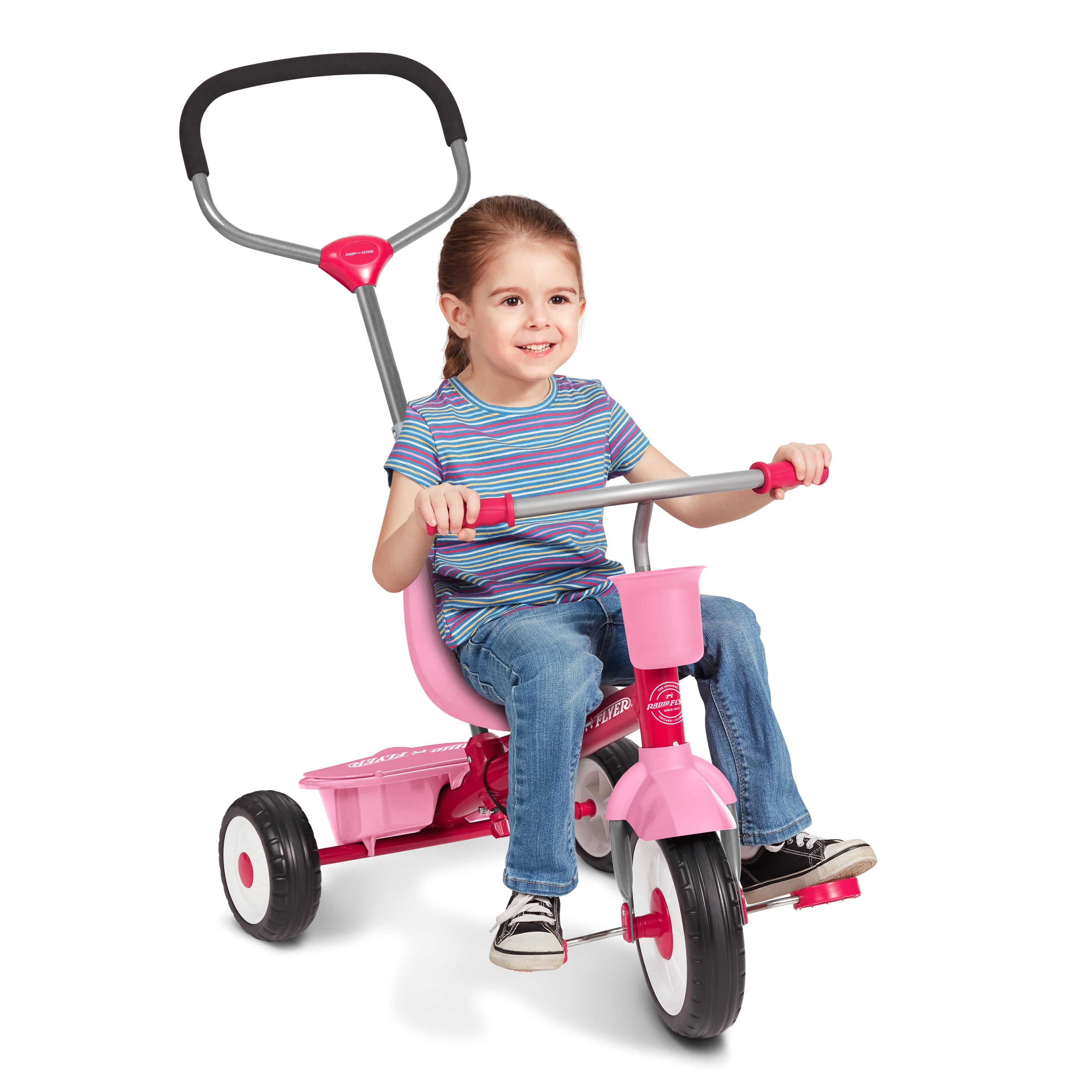 Radio Flyer 4-in-1 Activity Stroll 'N Trike with Interactive Tray