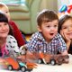 thumbnail image 2 of 6pcs/set Children Simulation Dinosaur Toy Pull Back Car Tyrannosaurus Model Toy Racing Vehicles Kids Xmas Gift, 2 of 4