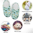 thumbnail image 5 of Whosucclay unisex Cotton Slippers Warm Soft House Shoes with Anti-slip Sole Cotton Slippers No Slip, 5 of 6