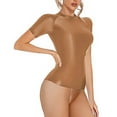 thumbnail image 3 of Christmas_Clearance,Plus Size Shapewear Top, European Fit, Tight Fitting, Long Sleeved, High Neck, High-Waisted, Seamless, Bodycon, Compression, for Workout, Everyday, Fashion, Slimming, 3 of 8