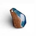 thumbnail image 5 of Handcrafted Ocean Wave Olive Wood Charcuterie Board - Serving Platter, 5 of 8