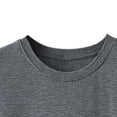 thumbnail image 5 of mihongmao Summer Travel Outfits for Men Beach Outfits Men's Fashion Sleeveless Round-Neck Casual Regular Solid Comfy Set Dark Gray 4X, 5 of 5
