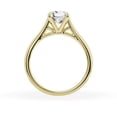 thumbnail image 2 of Unique Moments 1.25 ct Lab Grown Cushion Cut Diamond Engagement Ring 14K Yellow Gold, 2 of 5