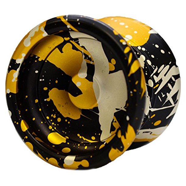 Yomega Prodigy - YoYo de metal de aluminio no sensible de nivel profesional con amplio espacio y rodamiento de rodillos KonKave Dif-e-yo para trucos avanzados A (los colores pueden variar) Yomega 0049871086508