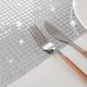 thumbnail image 5 of pstuiky Camino de mesa de 11,81 x 108 pulgadas con lentejuelas y espejo de aluminio para decoración de mesa ideal para despedidas de soltera bodas celebraciones navideñas., 5 of 6