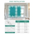 thumbnail image 6 of Auqa Coastal Coral Tie Up Curtains for Windows 45 Inch Length Balloon Curtains Kitchen Adjustable Balloon Window Shade White Ocean Marine Sea Nautical Beach Tie Up Bathroom Curtain Window 34"x45", 6 of 6