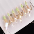 thumbnail image 5 of Fishing Rigs Bait Fish Skin Rig Hooks, 6 Packs Glow Fishing Bait Rigs with Fish Skin Size 4 6 8, 5 of 7