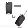 thumbnail image 3 of 2 Buttons Flip Key Cover Fob Case Shell Black for Vauxhall/Opel Astra H 2004 2005 2006 2007 2008 2009 Corsa D Signium Vectra C, 3 of 5