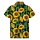 thumbnail image 2 of Camisa hawaiana con estampado 3D de girasoles para hombre, ropa para hombre, camisas hawaianas florales, blusas de manga corta de verano, blusa con botones y solapa de calle, 2 of 5