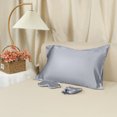 thumbnail image 7 of REGALWOVEN 1 Pcs Breathable Pillow Case with Envelope, Satin Pillowcases for Hair and Skin Dark Gray Queen, 7 of 7