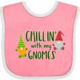 thumbnail image 3 of Inktastic Chillin' with My Gnomes Boys or Girls Baby Bib, 3 of 4