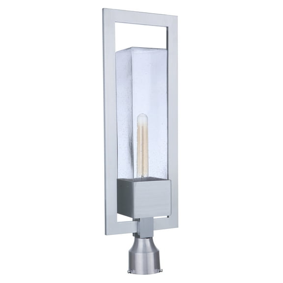 Craftmade Za4025 Perimeter 25" Tall Outdoor Single Head Post Light - Silver