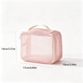 thumbnail image 3 of AUNVITO Travel Makeup Bag Large Capacity Women Portable Cosmetic Storage Pouch Handheld Bag for Outdoor Travel Vacation and Daily Use, 3 of 5