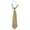Khaki, variant on Punk Chain Tie Necktie for Women & Girls, Sweet Cool Cravate Pour Femme, Accessories for Back to School & Prom 1PC Khaki