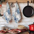 thumbnail image 6 of Blue Crab Coastal Kitchen Towels Set of 2, Beach Starfish Nautical Coral Vintage Absorbent Dish Towels for Kitchen, Microfiber Hand Towel, Quick Drying Tea Towel for Cleaning Decorative Dishcloths, 6 of 7
