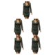 thumbnail image 3 of Jumpingount Primavera Mujer Vestido de manga larga Banquete Niñas Transpirable Poliéster Estilo casual Vestidos con cuello en V Ropa de fiesta Type2 NO2, 3 of 6
