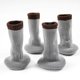 thumbnail image 1 of 24 calcetines para patas de silla con almohadillas de fieltro, protectores de punto elástico para muebles, protectores de patas de madera gruesas para muebles (gris), 1 of 5