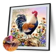 thumbnail image 4 of 5D DIY taladro completo diamante pintura de pie gallo bordado de punto de cruz Wdftyju, 4 of 9