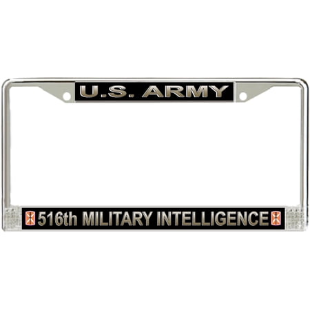 U.S. Army 516th Signal Brigade License Plate Frame