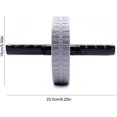 thumbnail image 2 of Rueda para abdominales NQ rodillo portátil ejercicios con asas Ab T, 2 of 4