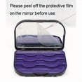 thumbnail image 4 of HLONK 1pc 3Tier Empty Eyelashes Storage Box with Makeup Mirror Plastic Eyelashe Case Lash Storage Case Eyelash Holder Organizer False Eyelash Case Storage Eyelashes Box, 4 of 4