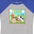 thumbnail image 4 of Inktastic I'm One Farm Animals Wearing Birthday Party Hats Boys or Girls Baby Bodysuit, 4 of 5
